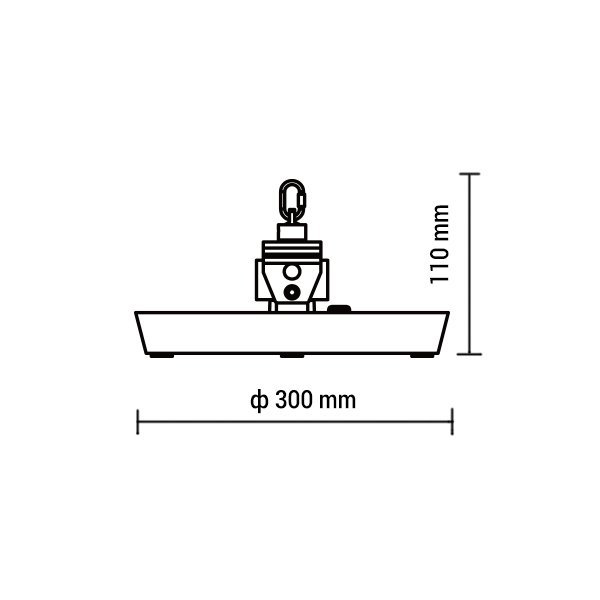 Corp ilumina led industrial tip UFO, Osram, 5 ani garantie, 200W, alb rece, Optonica 8126 [3]