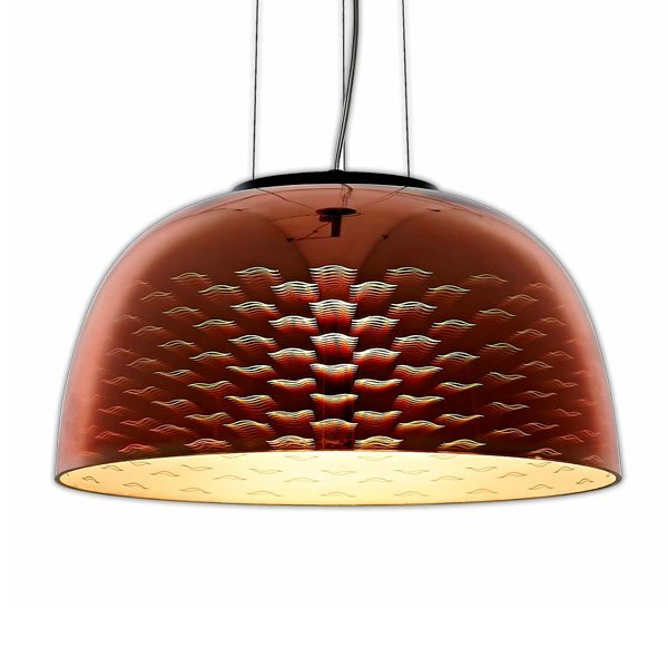 Corp led 3D, in suspensie tip umbrela, D400, cupru, motiv pescarusi, Optonica 9017 [2]