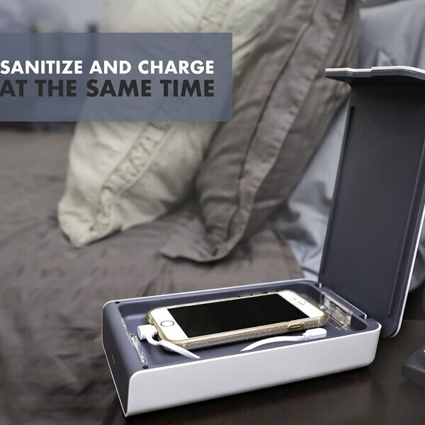 Cutie portabila sterilizare UV-C, incarcare wireless, corp alb, Optonica 764 [4]