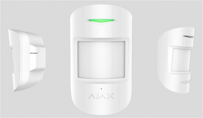 Detector wireless prezenta si geam spart Ajax CombiProtect [2]