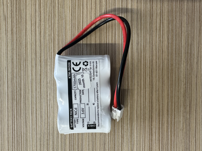 LAST Kit baterii rezerva Ni-Cd 3,6V 1700mA Intelight 94308 [1]