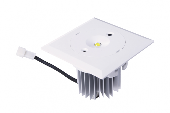 EOL Lampa antipanica, incastrata, patrata, 3h, 3W, mentinut, test automat, Intelight 92566 [4]