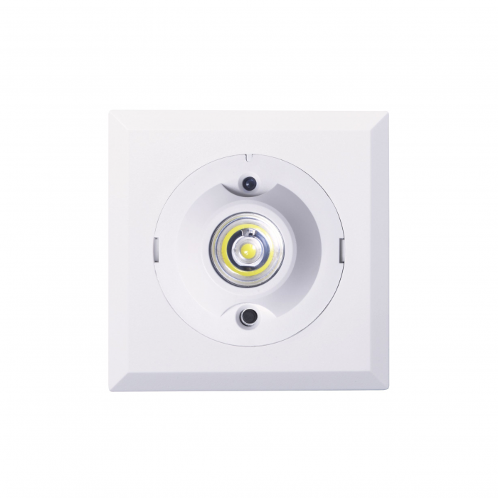 EOL Lampa antipanica, incastrata, patrata, 3h, 3W, mentinut, test automat, Intelight 92566 [2]