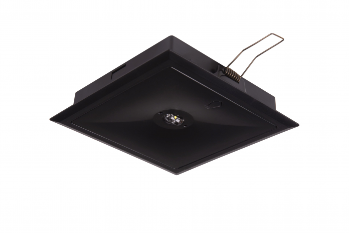 Lampa antipanica pentru centrala baterii, aparenta, 2.5W, test prin centrala de baterii, lentile spatii deschise inalte, Intelight 92920 [3]
