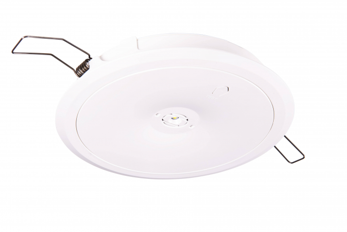 Lampa antipanica pentru centrala baterii, aparenta, 4W, test prin centrala de baterii,lentile coridor, Intelight 91710 [6]