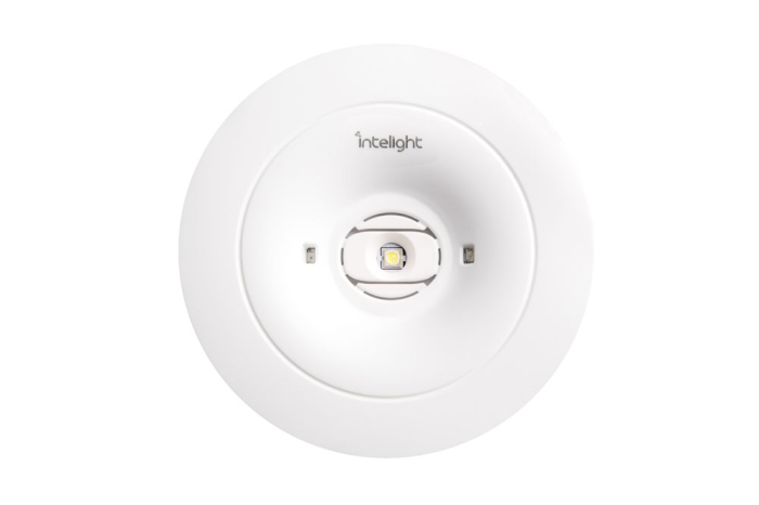 Lampa antipanica, spot incastrat alb, 3h, 4W, mentinut, test manual, lentile spatii deschise,  Intelight 83014 [2]