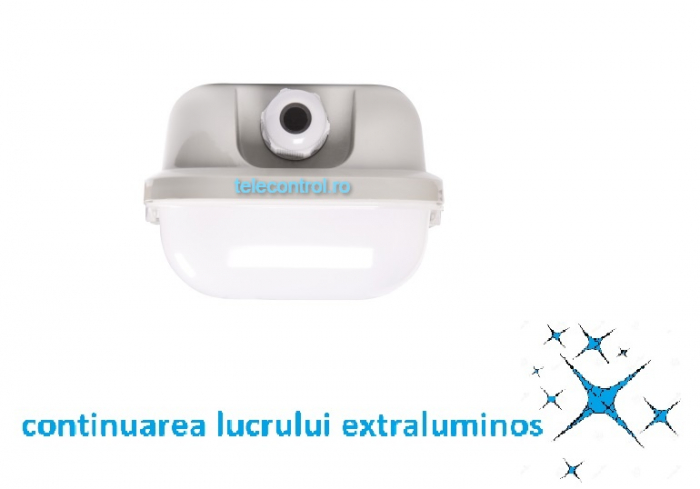 Lampa continuarea lucrului extraluminoasa, 2x150cm, 63W, autonomie 3ore, mentinut, IP65, test automat, Intelight 93148 [3]