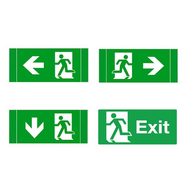 Lampa emergenta EXIT, aplicata, cu 1 fata vizibila, 3 ore, 4W, IP65, Optonica 7201 [2]