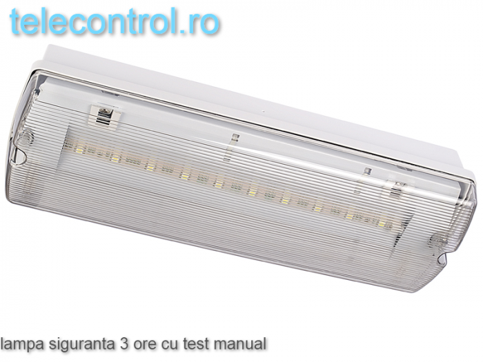 LAST Lampa siguranta aplicata, IP65, 3h, mentinut, test manual, 7W,  Intelight 98305 [2]