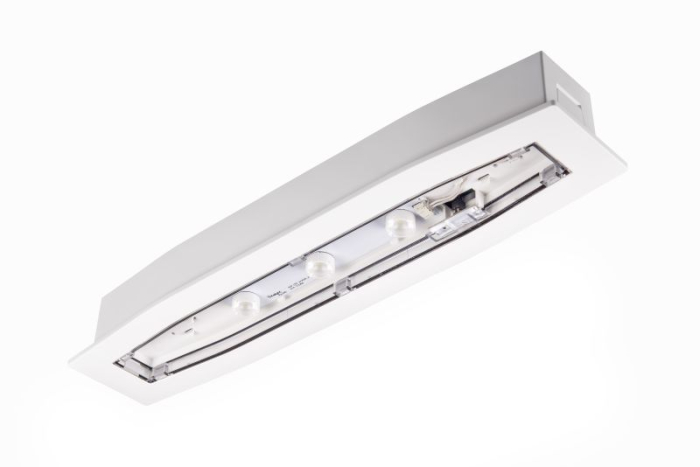 Lampa exit IP44, aparenta, 3h, 6W, permanent, test automat, Intelight 87965 [2]