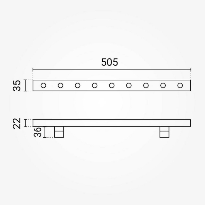 Lampa iluminat led arhitectural, unghi 15°, Optonica 7131 [3]