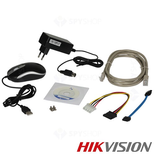NVR 4 canale IP, 6 MP, Hikvision DS-7604NI-E1/A [3]
