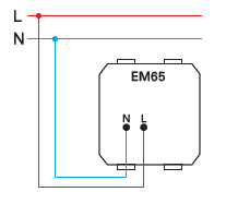 Priza alimentare USB EM65PW de 2 module [3]