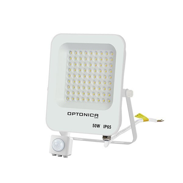 Proiector led de exterior, IP65,  cu senzor, corp alb, Optonica 5769 [1]