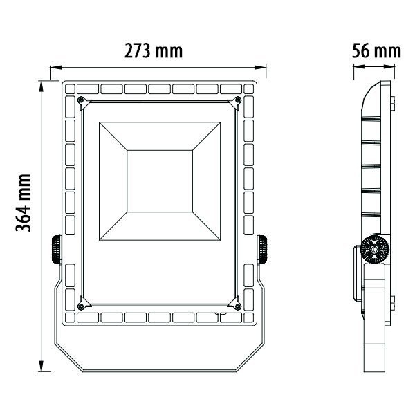 Proiector led pentru stadioane, 150W, alb rece, Optonica 9176 [2]