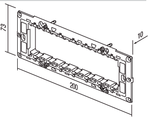 Rama de fixare 7 Module NM70 [2]