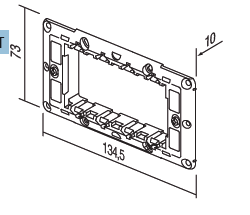 Rama de fixare NM40 de 4 module [2]