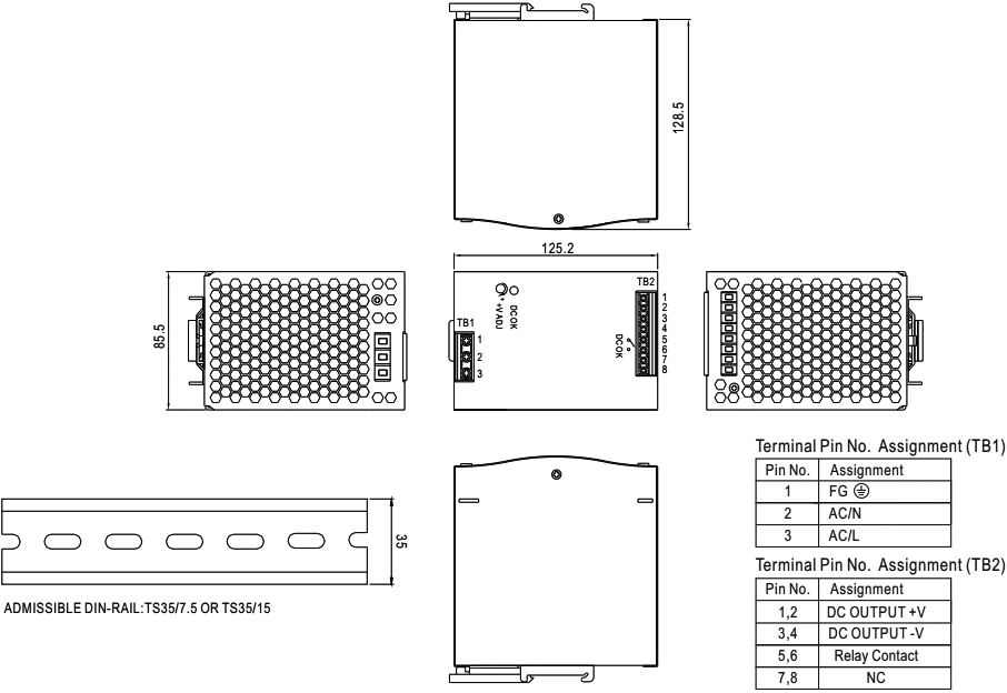 Sursa alimentare DIN 24V 480W IP20 de interior [2]