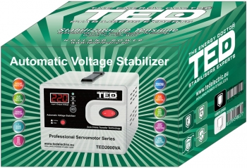 Stabilizator automat de tensiune cu servomotor 2100VA [2]