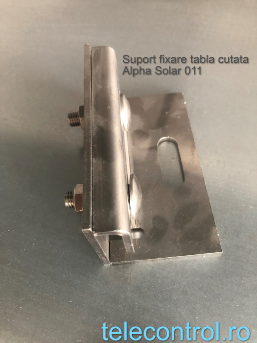 Suport fixare tabla cutata, inox, menghina, Alpha Solar 011 [3]