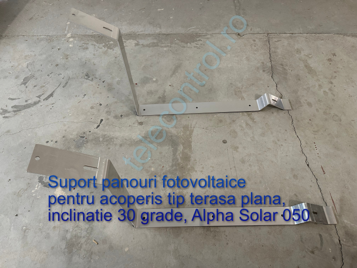 Suport panouri fotovoltaice pentru acoperis tip terasa plana, 30 grade, Alpha Solar 050 [4]