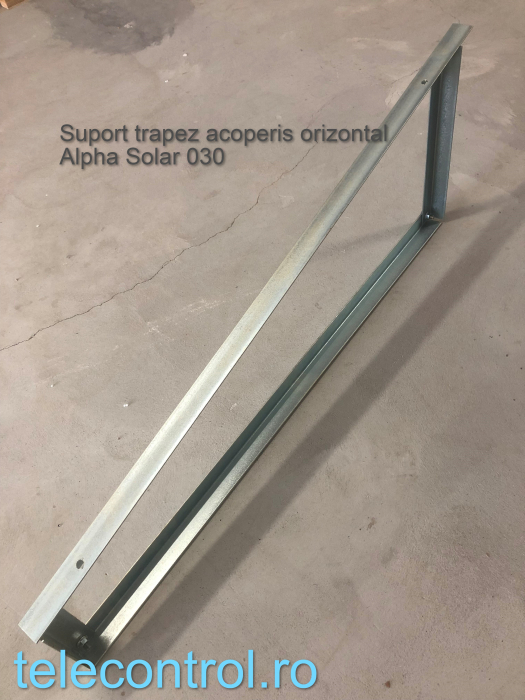 Suport trapez acoperis orizontal, zincat, Alpha Solar 030 [2]
