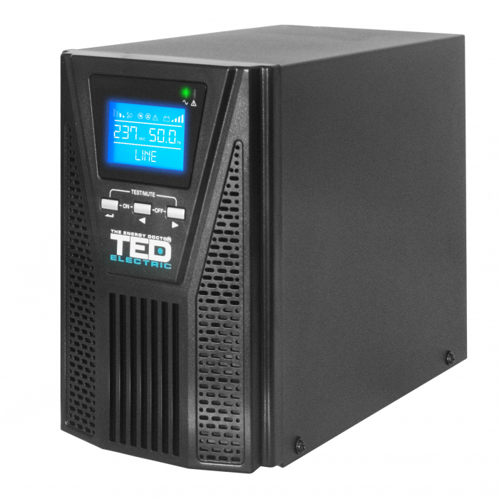 UPS online cu LCD, 1000VA [1]