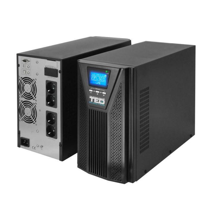 UPS online cu LCD, 3000VA [2]