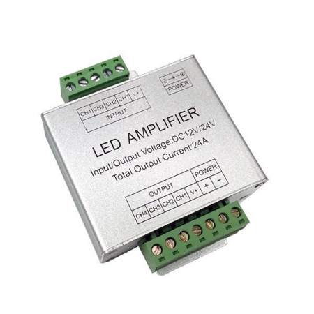 dimmere led si controllere - Amplificator led RGBW, Opotonica 6328