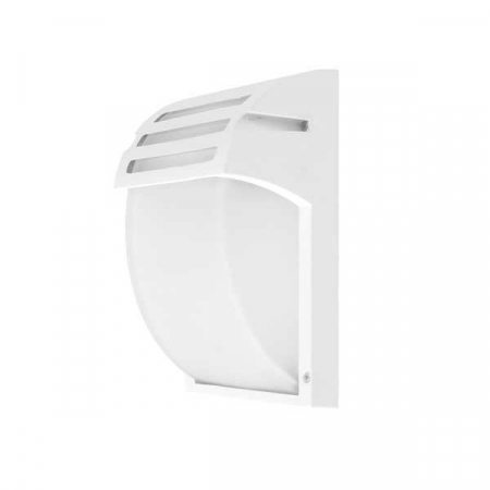 Aplice led de perete - Aplica led de perete, corp aluminiu alb mat, soclu 1xE27, Optonica 7402