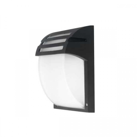 Aplice led de perete - Aplica led de perete, corp aluminiu negru mat, soclu 1xE27, Optonica 7401