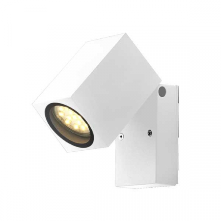 Aplice led de perete - Aplica led de perete, corp aluminiu alb, soclu GU10, Optonica 7444
