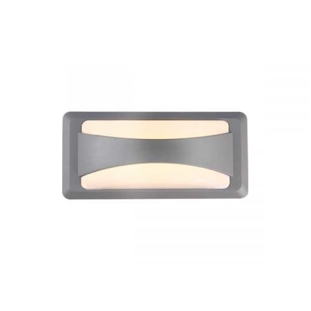 Aplice led de perete - Aplica led de perete, corp gri, IP65, 12W, alb cald, Optonica 7526