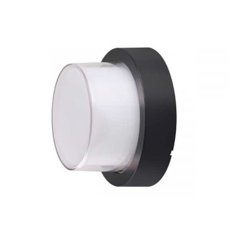 Aplice led de perete - Aplica led de perete, corp negru, rotunda, 15W, alb cald, Optonica 7532