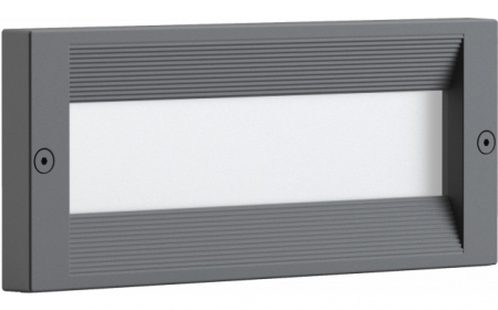 Aplice led de perete - Aplica led de perete din aluminiu, Soclu E27, IP54, Optonica 7538
