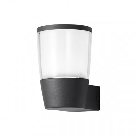 Aplice led de perete - Aplica led IP54, corp negru, 7W, alb cald, Optonica 9343