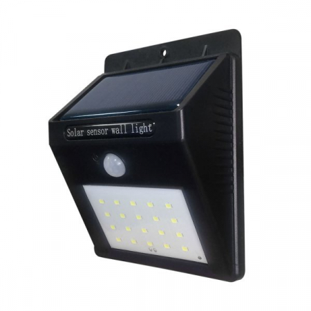 Aplice led de perete - Aplica led perete, exterior, corp negru, IP54, 0.75W, alb rece, Optonica 7405