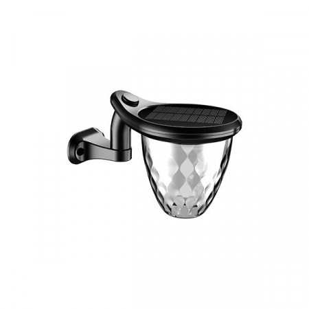 Lampi led gradina - Aplica solara de gradina, cu fixare perete, Optonica 9350