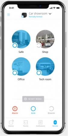 Sisteme alarma Ajax - Aplicatie (iOS, Android si web) pentru utilizatori finali Ajax Security System
