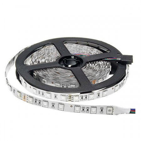 benzi led - Banda led 24V, 5050, IP20, 14.4W/m, RGB, Optonica 4861