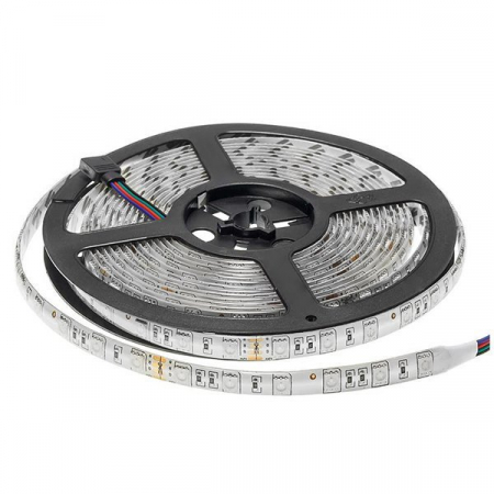 5050 - Banda led 24V, 5050, IP54, 14.4W/m, RGB, Optonica 4862