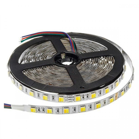 5025 - Banda led cu reglaj de alb 3000K-6000K, 24V, 5025, 3 ani garantie, IP20, 6W/m, Optonica 4441