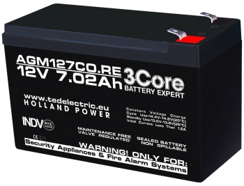Baterii AGM VRLA - EOL Baterie AGM 12V 7.02Ah GBS127CO.RE F1