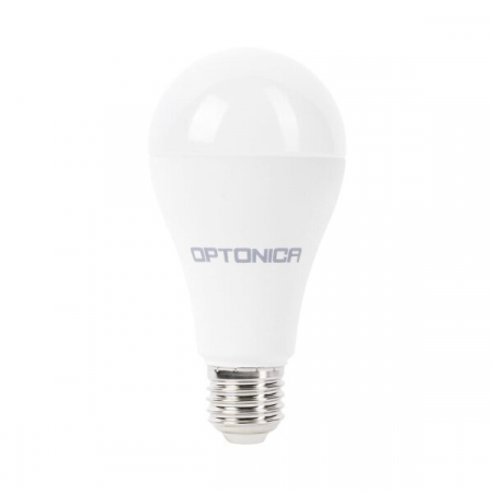 E27 - Bec led cu balon A60, soclu E27, 17W, alb rece, Optonica 1360