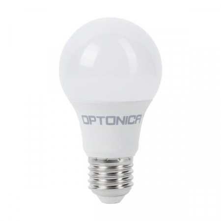 Iluminat led - Bec led cu balon A60, soclu E27, 10.5W, alb cald, Optonica 1356
