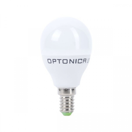 E14 - Bec led cu balon, soclu E14, 3.5W, alb rece, Optonica 1407
