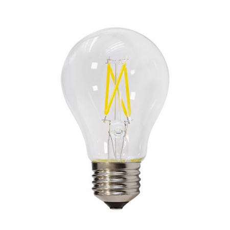E27 - Bec led cu filament A60, dimabil, 6W, alb cald, Optonica 1853