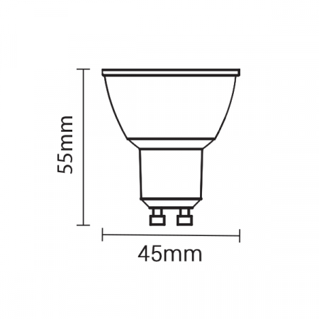 Bec led dimabil soclu GU10, unghi 110°, 7W, alb neutru, Optonica 1941 [2]