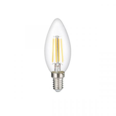 E14 - Bec led lumanare C35, cu filament, soclu E14, 6W, alb rece, Optonica 1410