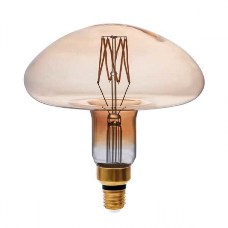 E27 - Bec led MS200, soclu E27, sticla aurie, dimabil, 8W, alb cald, Optonica 1793